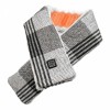 Smart Electric USB Heated Scarf, Adjustable Heating Level, USB Connector (Dark Checked)