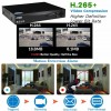 Anspo HD 1080P CCTV System 4 Channel 2x Bullet Cameras Surveillance Kit