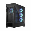 Fractal Design Pop XL Air RGB (Black TG) Gaming Case w/ Clear Glass Window, E-ATX, Hexagonal Mesh Front, 4 RGB Fans & RGB Controller
