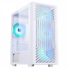 CIT Terra White Gaming Case mATX Tower 4x ARGB Fans Mesh Front and Tempered Glass Side Panel