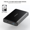 Combrite USB 3.0 3.5'' External Hard Drive Enclosure with UK Power Adapter