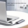 Combrite M.2 NVMe SSD Enclosure USB-C 3.2 Ultraspeed 10Gbp/s External M2 SSD Caddy Silver