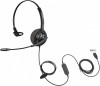 Combrite USB-C Single-Ear Headset Call Centre Headphone With Microphone EMK807SUSBC
