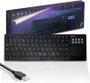 Qwerty TPad USB Multimedia Keyboard with Touchpad