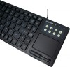 Qwerty TPad USB Multimedia Keyboard with Touchpad