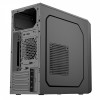 CiT Home Micro Tower ATX PC Case mATX With ARGB LED Strip