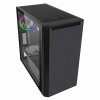 CiT Omega mATX Tower Tempered Glass PC Gaming Case 1x ARGB Fan