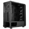 CIT Sahara F4 Mid ATX Gaming Case 4x Rainbow Fans TG Front and Side Panel Case