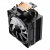 GameMax Ice Force Black CPU Cooler With 120mm FN12A-C8I PWM ARGB Infinity Fan 4 x 6mm Heat Pipes TDP 200W
