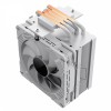 GameMax Ice Force White CPU Cooler With 120mm FN12A-C8I PWM ARGB Infinity Fan 4 x 6mm Heat Pipes TDP 200W