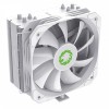 GameMax Sigma White CPU Cooler With 130mm PWM ARGB LED Fan 4 x 6mm Heat Pipes TDP 200W