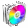 GameMax Sigma White CPU Cooler With 130mm PWM ARGB LED Fan 4 x 6mm Heat Pipes TDP 200W