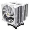 GameMax Twin600 Dual-Tower White CPU Cooler With 120mm Fluid Dynamic Bearing PWM Fan 6 x 6mm Heat Pipes TDP 250W