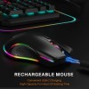 Combrite WGM-300 Rechargeable Wireless Gaming Mouse 2.4Ghz & Bluetooth, USB-C