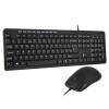 Combrite USB Keyboard & Mouse Combo Set Black KM23