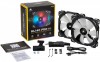 Corsair ML Series ML140 Pro RGB LED Magnetic Levitation Fan (140mm)  2 Fan Pack