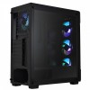 CIT Crossfire Gaming Case 4xARGB Fans Glass Side MB SYNC 3 pin