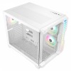 CiT Pro Android X Gaming Cube All In White Case with 3 x 120mm Infinity ARGB Fans