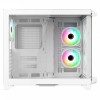 CiT Pro Android X Gaming Cube All In White Case with 3 x 120mm Infinity ARGB Fans