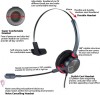 Single Ear Headset With Swivel Microphone 3.5MM Jack