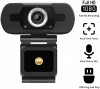 Full HD 1080P Webcam With Microphone Adjustable Focus