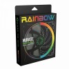 GameMax Mirage 120mm Rainbow RGB Case Fan 5V Addressable 3pin Header 3pin MB