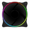 GameMax Mirage 120mm Rainbow RGB Case Fan 5V Addressable 3pin Header 3pin MB