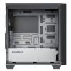 GameMax Aero Mini ARGB Case 4xARGB Fans Black With White Internals