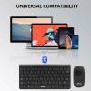 JEDEL Compact Bluetooth Wireless Keyboard And Mouse Combo Set - Black