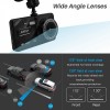 JUSTOP Dash Cam 1080P Full HD In Car DVR Camera Digital Driving Video Recorder 4'' LCD