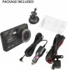 JUSTOP Dash Cam 1080P Full HD In Car DVR Camera Digital Driving Video Recorder 4'' LCD