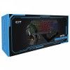 CIT Raptor Rainbow LED Gaming Keyboard Mouse Headset And Pad Combo Set Backlit USB Wired UK Layout