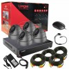 Longse CCTV Kit 4 Channel 8MP XVR Recorder & 4 x 8MP AHD/TVI/CVI BNC Grey Cameras