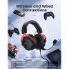 MPOW 2.4Ghz RF Wireless Gaming Headset Headphones For PC Laptop PS4 PS5 Switch