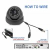 2.4MP Dome CCTV Security Camera 1080P HD BNC 4-in-1 HD TVI/CVI/AHD Indoor/Outdoor Weather Proof IP66