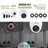 5MP 4-IN-1 Dome CCTV Security Camera 3.6mm Lens indoor/outdoor IP66 - White