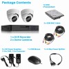 NANO BOX HD 1080P CCTV System 2 Dome Cameras Surveillance Kit