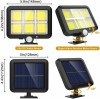 120 LED Solar Powered LED Motion Sensor Garden Wall Flood Light