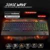 Sumvision Sonic Wave Hybrid Gaming Keyboard Music LED Backlit