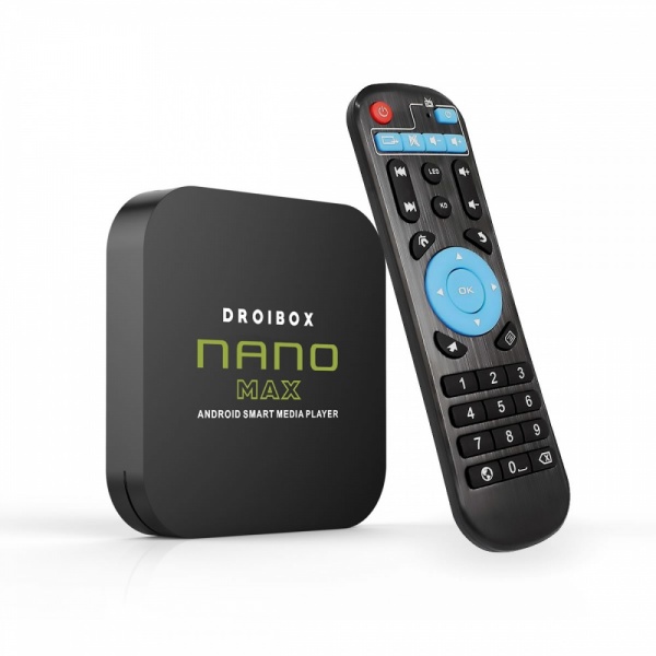 JUSTOP NANO MAX Android TV Box 4GB RAM 64GB ROM Android 12.0 OS Quad Core 802.11AC 2.4Ghz/5Ghz