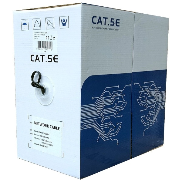 305M RJ45 Cat5e UTP Network Ethernet Patch Cable Pull box