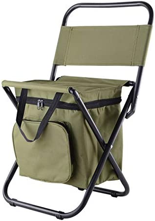 Army Green Portable Lightweight Camping Fishing Chair