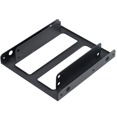 Akasa Dual 2.5 SSD / HDD Adapter Mount Fit 2 x 2.5'' in a 3.5'' bay