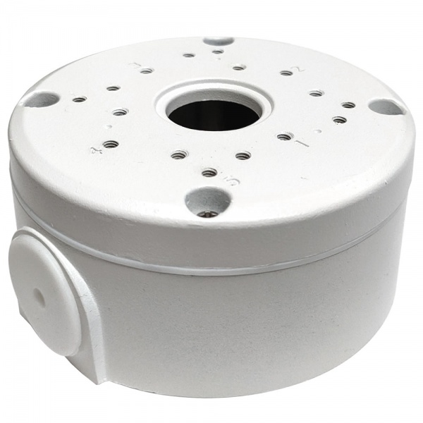 CCTV Camera Deep Base Junction Cable Box For Dome Bullet Cameras-White