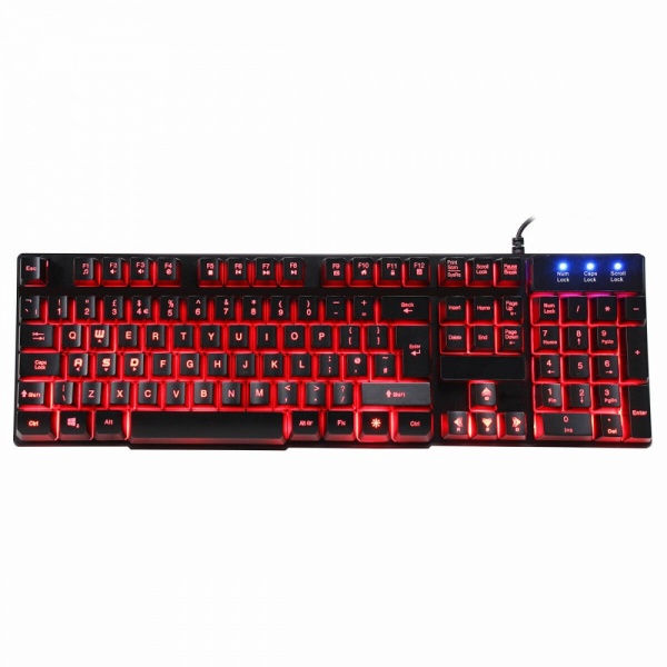 CiT Builder Wired RGB Gaming Keyboard 7 Colour LED Backlight