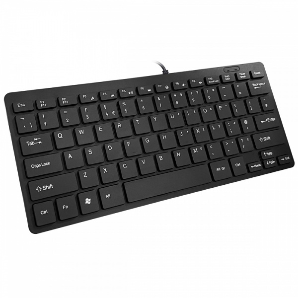 CIT WK-738 Premium Mini USB Wired Black Keyboard