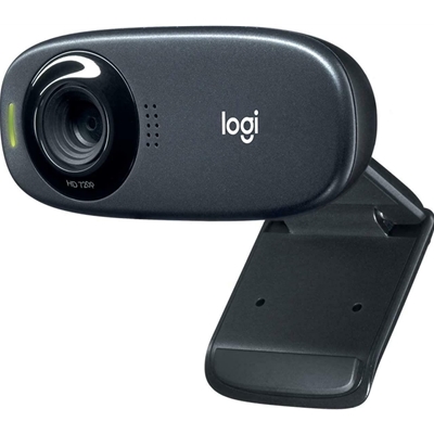 Logitech C310 HD Webcam, HD 720p/30fps, Widescreen HD Video Calling, HD Light Correction, Noise-Reducing Mic, For Skype, FaceTime, Hangouts, WebEx, PC/Mac/Laptop/Macbook/Tablet, Black