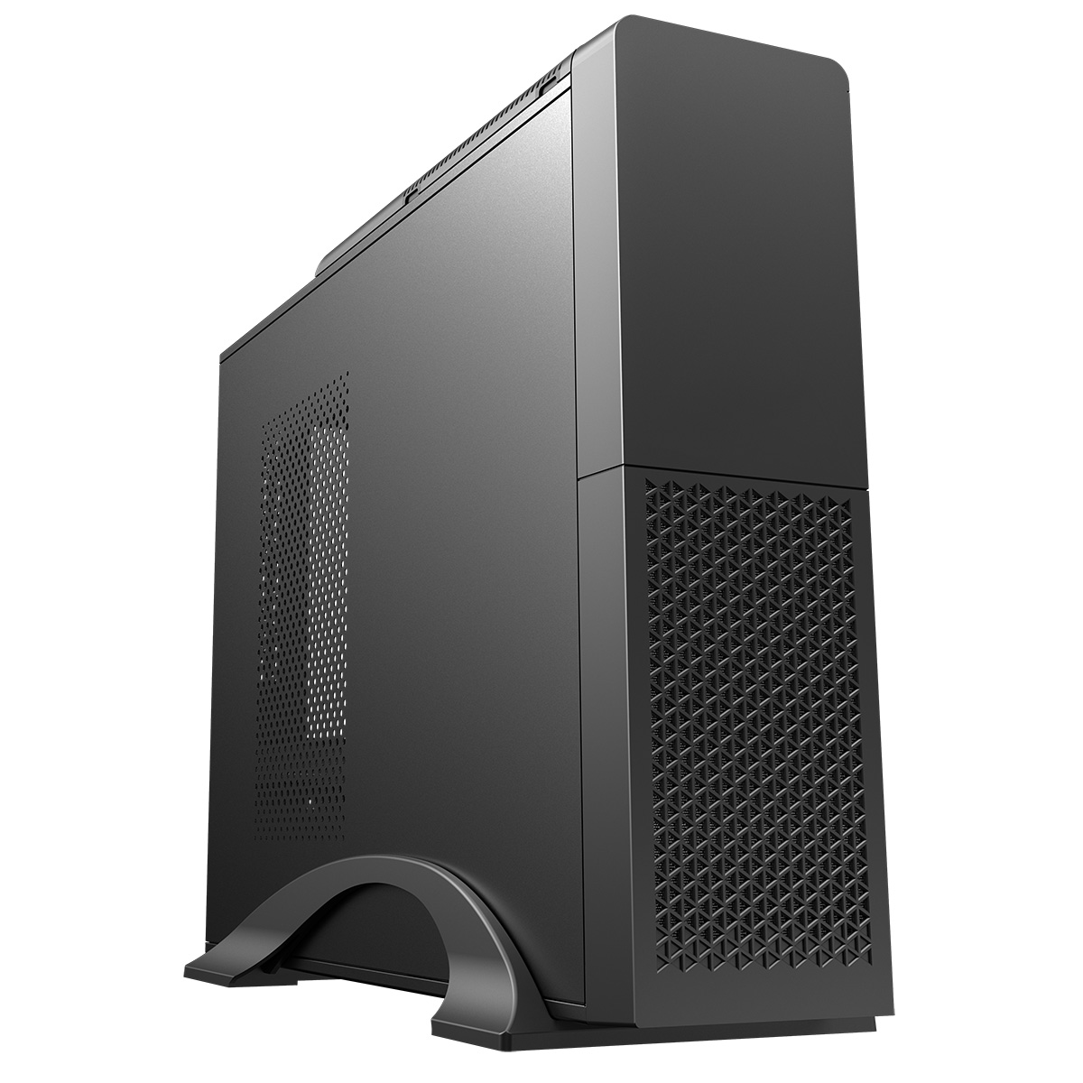 CiT S015B Black Slim Micro ATX or ITX Case 300W