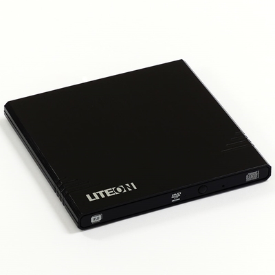 LiteOn eBAU108 Black Ultra Slender USB 2.0 External Optical Drive