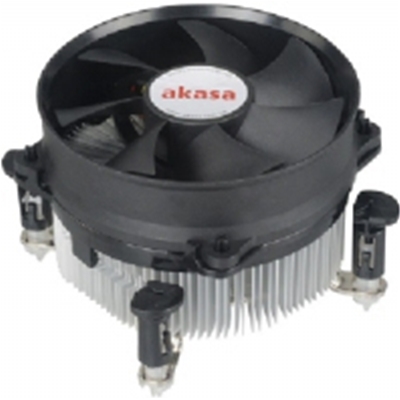 Akasa AK-CCE-7104EP Intel Socket 92mm PWM 3000RPM Black Fan CPU Cooler